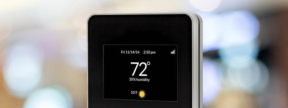 A smart thermostat